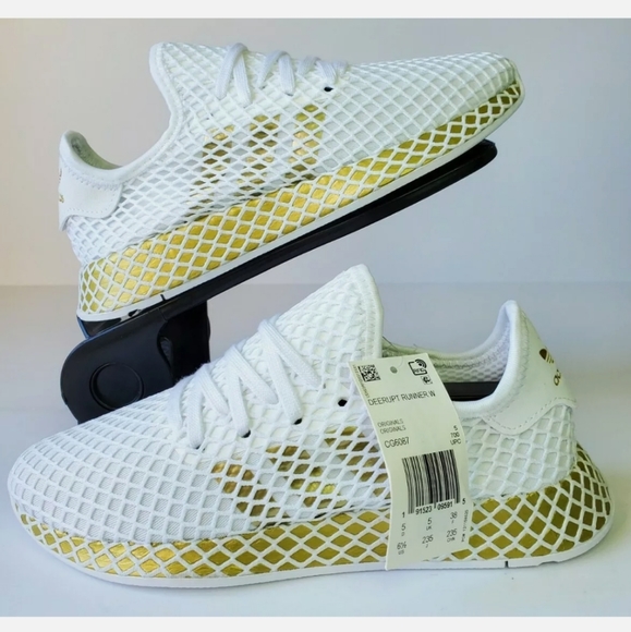 adidas deerupt runner white gold